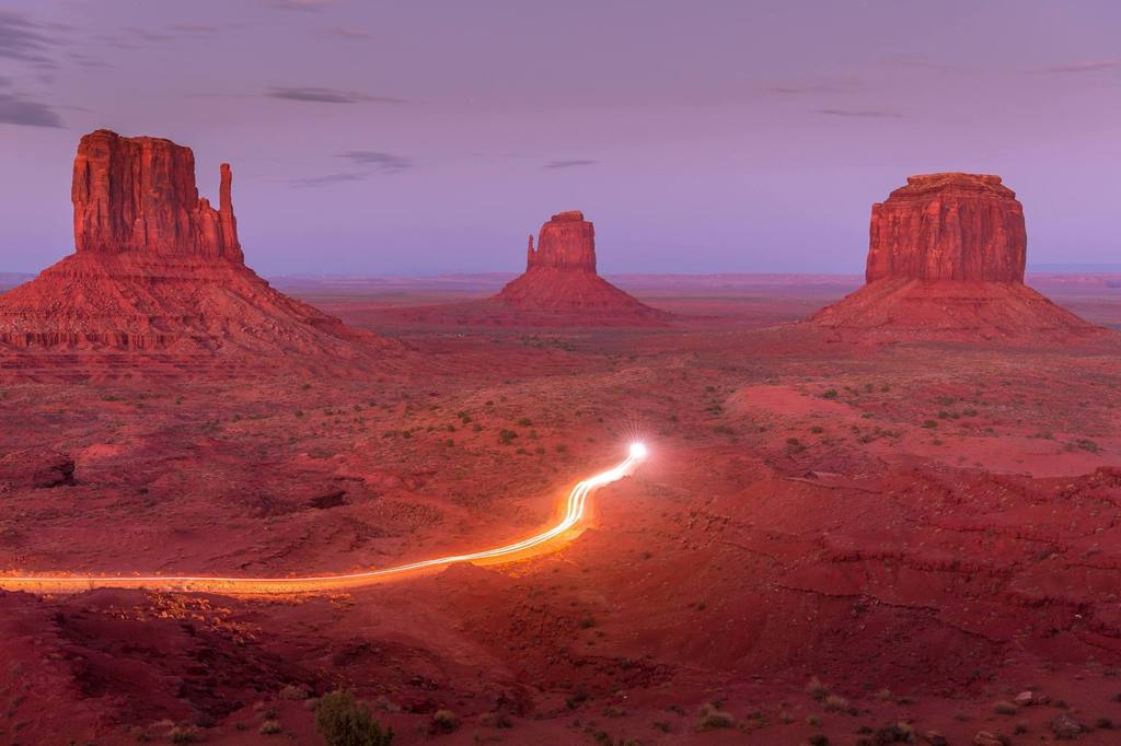 Arizona desert landscape at golden hour near Mesa